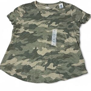 NWT Old Navy Camo 100% Cotton Everywear T-Shirt M